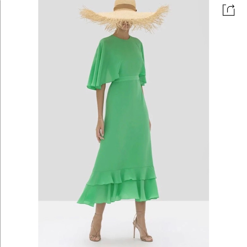 Alexis Cateline Silk MIDI dress